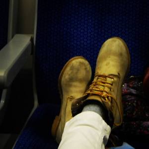 As minhas botas velhas e feias